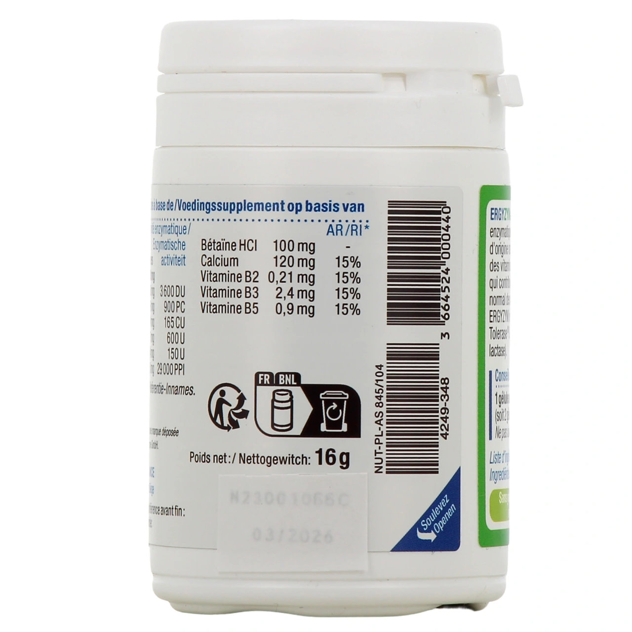 Nutergia Ergyzym - Vue 3