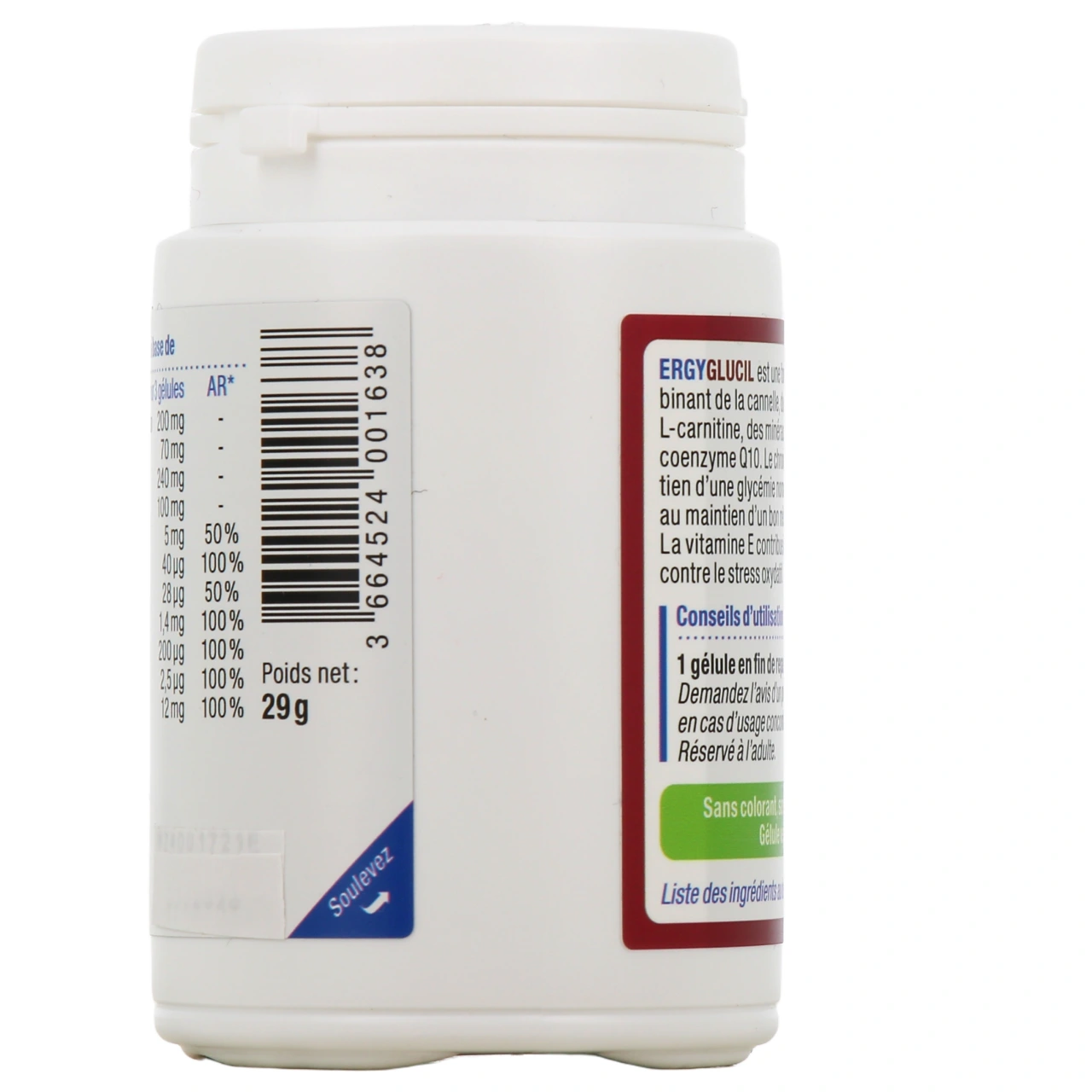 Nutergia Ergyglucil Glycémie - Vue 3