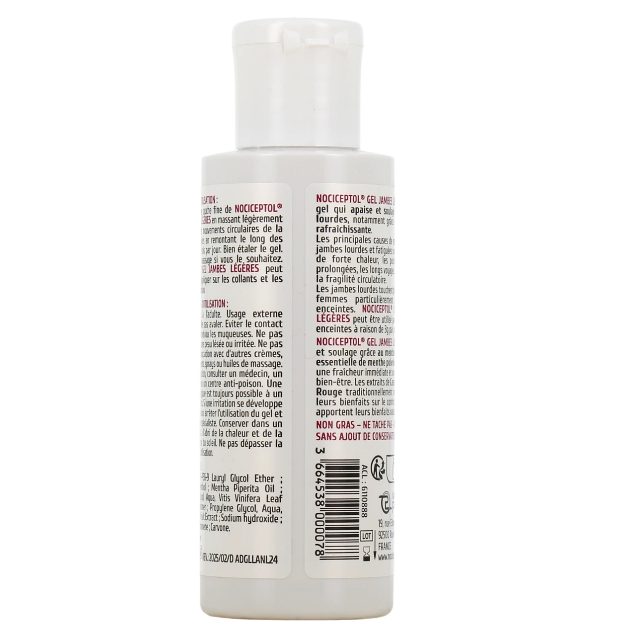 Nociceptol Gel Jambes Légères Effet Glaçon - Vue 3