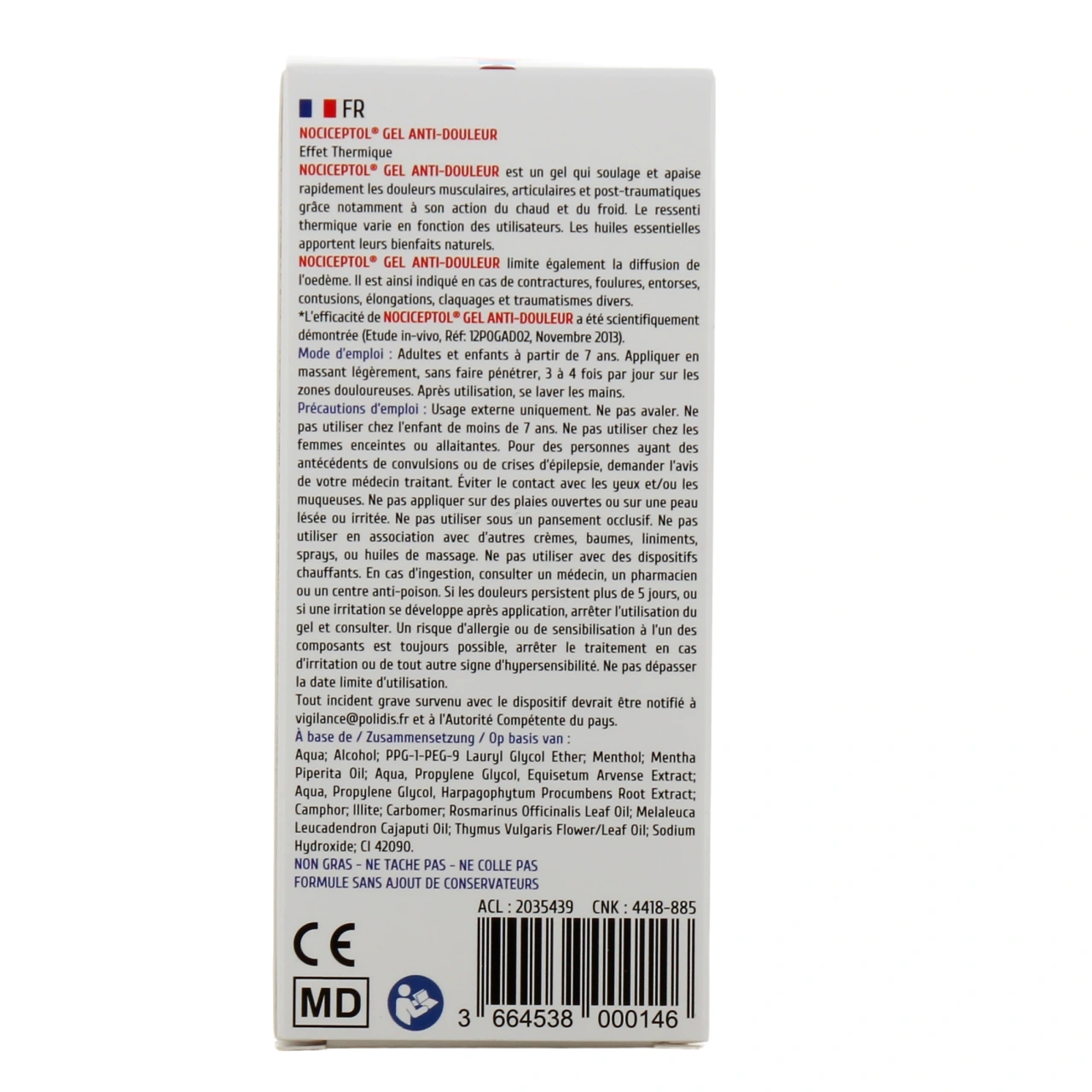 Nociceptol Gel Anti-Douleur Aux Huiles Essentielles - Vue 3