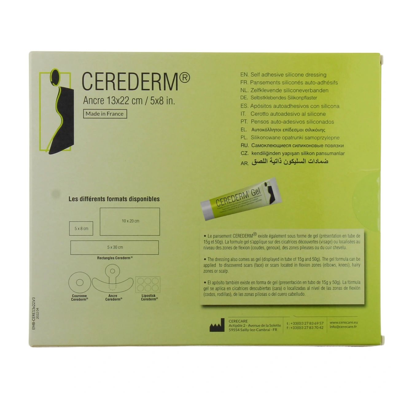 Cerederm Ancre Pansement Post Chirurgie Mammaire - Vue 3