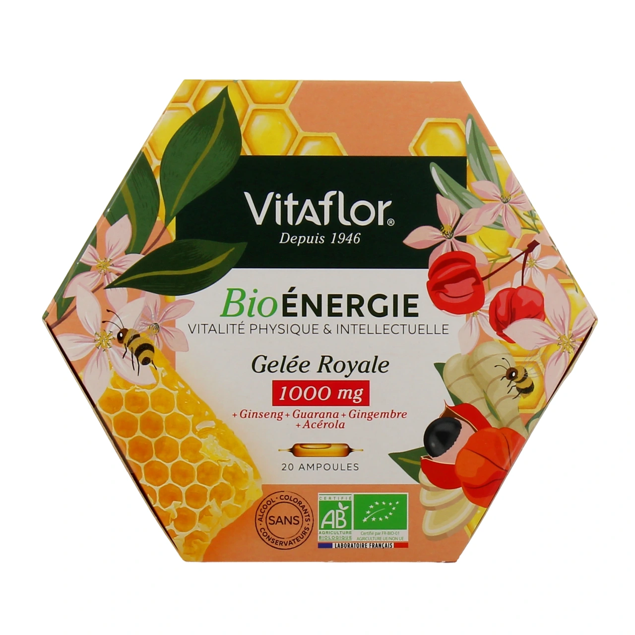 Vitaflor Gelée Royale 1000mg Bio Energie - Vue 2