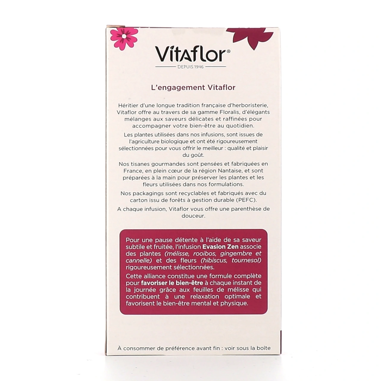 Vitaflor Floralis Tisanes Bio - Vue 2