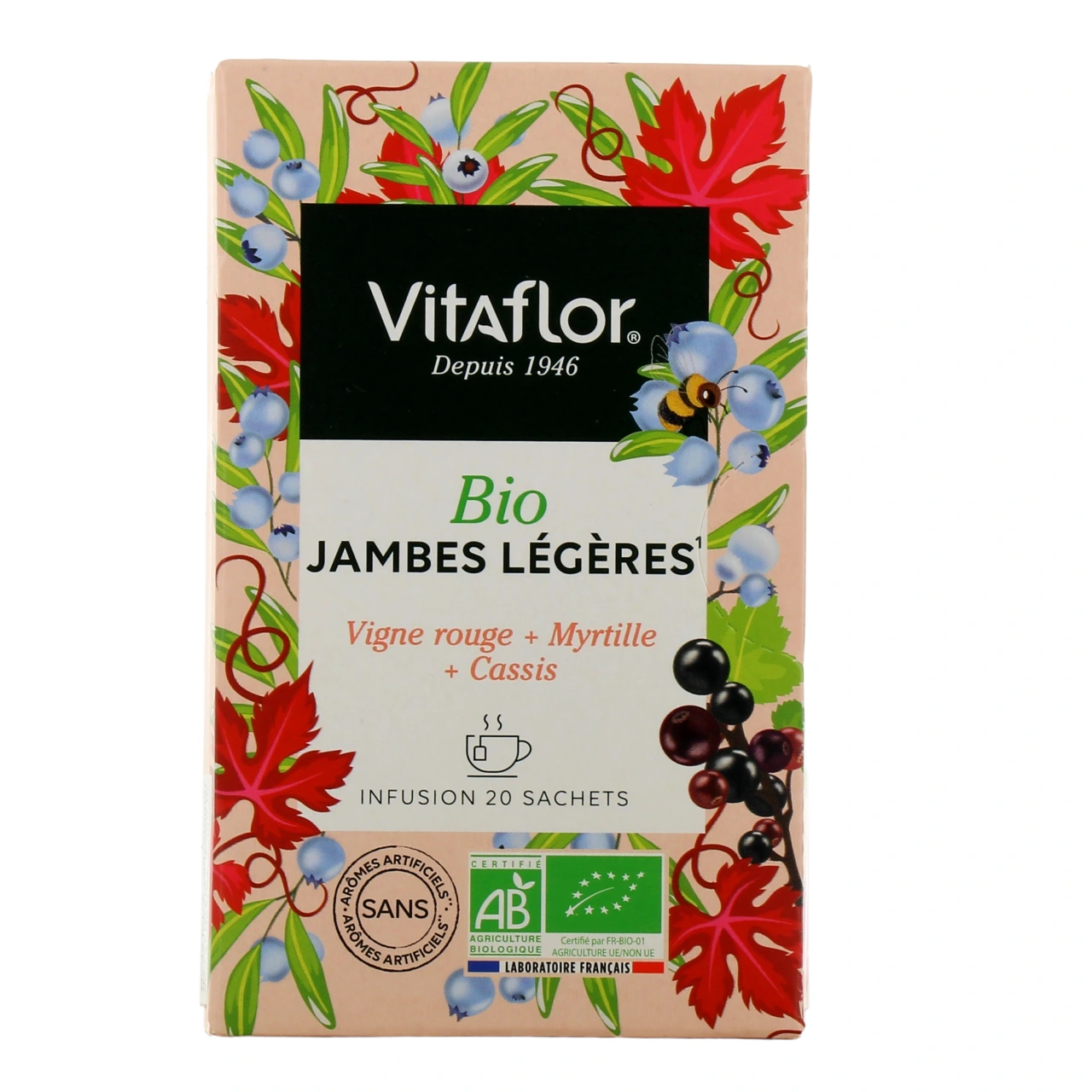 Vitaflor Jambes Légères Infusion Bio - Vue 3