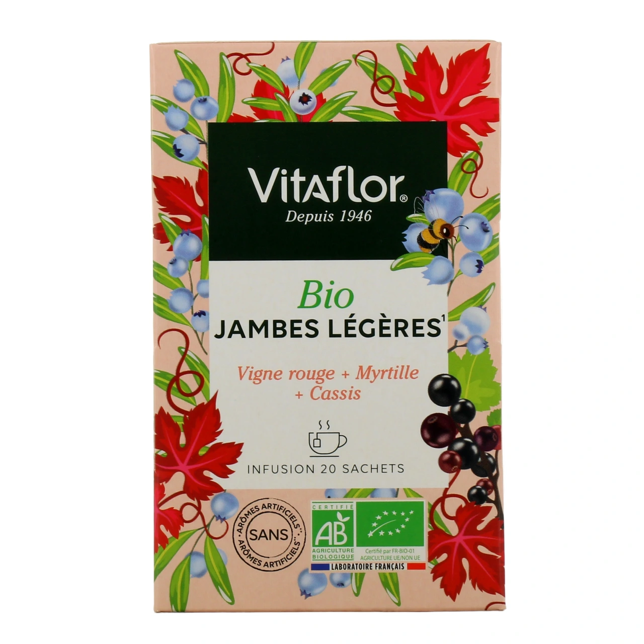 Vitaflor Jambes Légères Infusion Bio - Vue 2