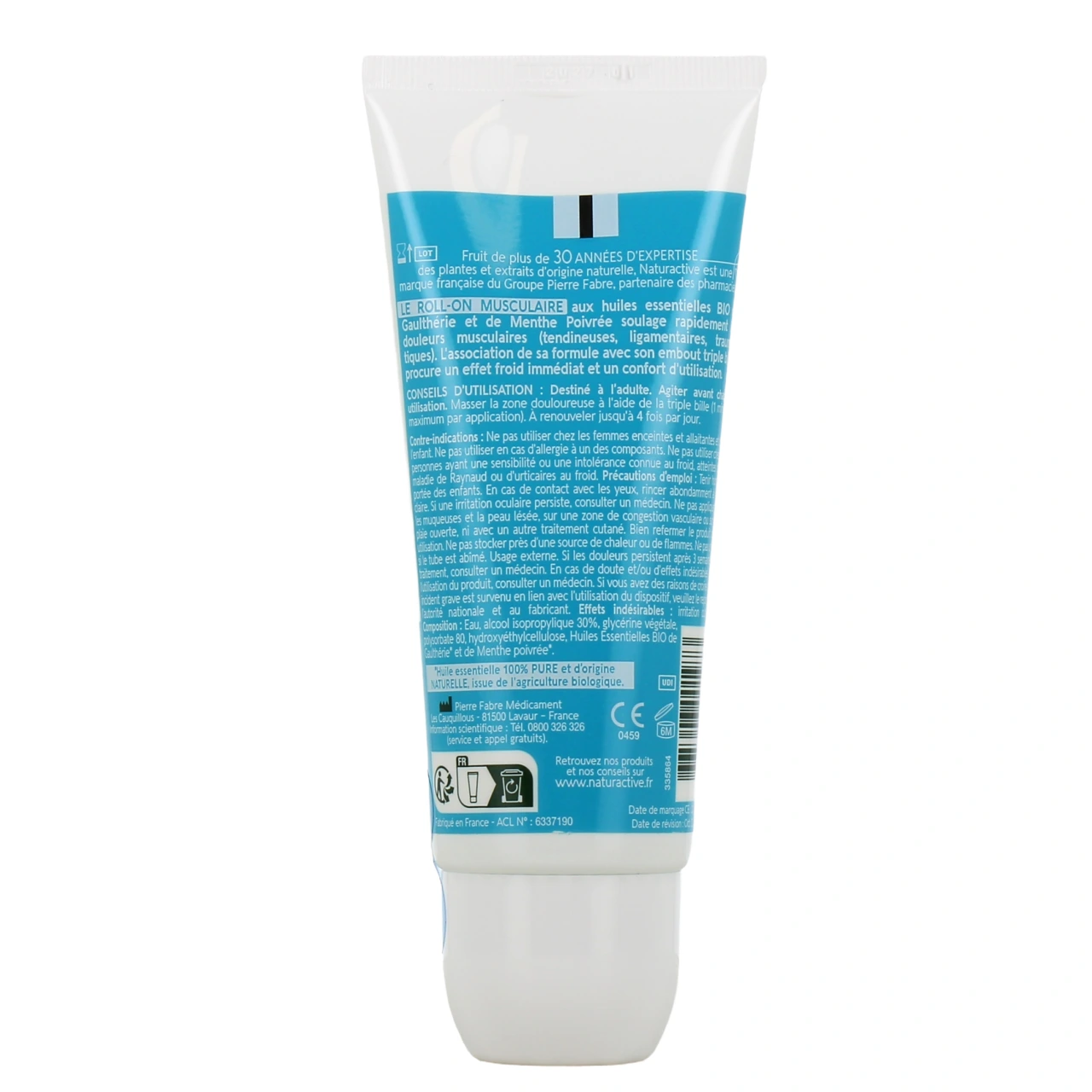 Naturactive Articulations et Muscles Roll-on Huiles essentielles Bio - Vue 3