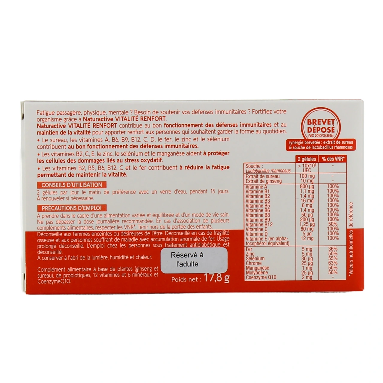 Naturactive Vitalité Renfort - Vue 3