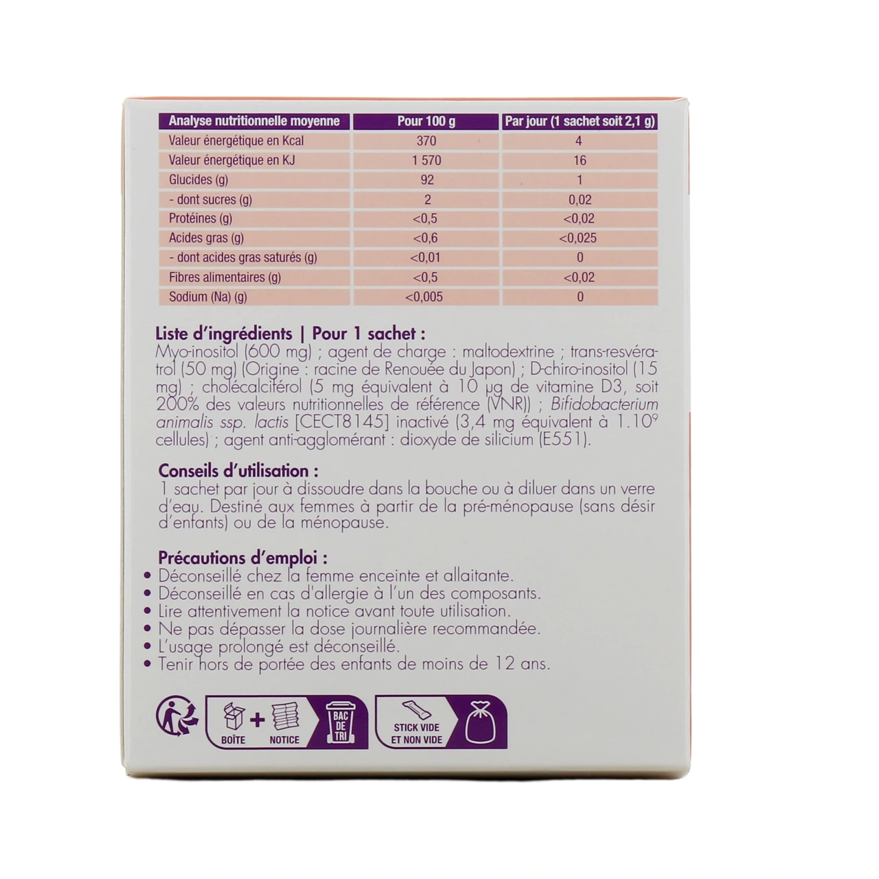 Gynositol Méno Postbiotique - Vue 3