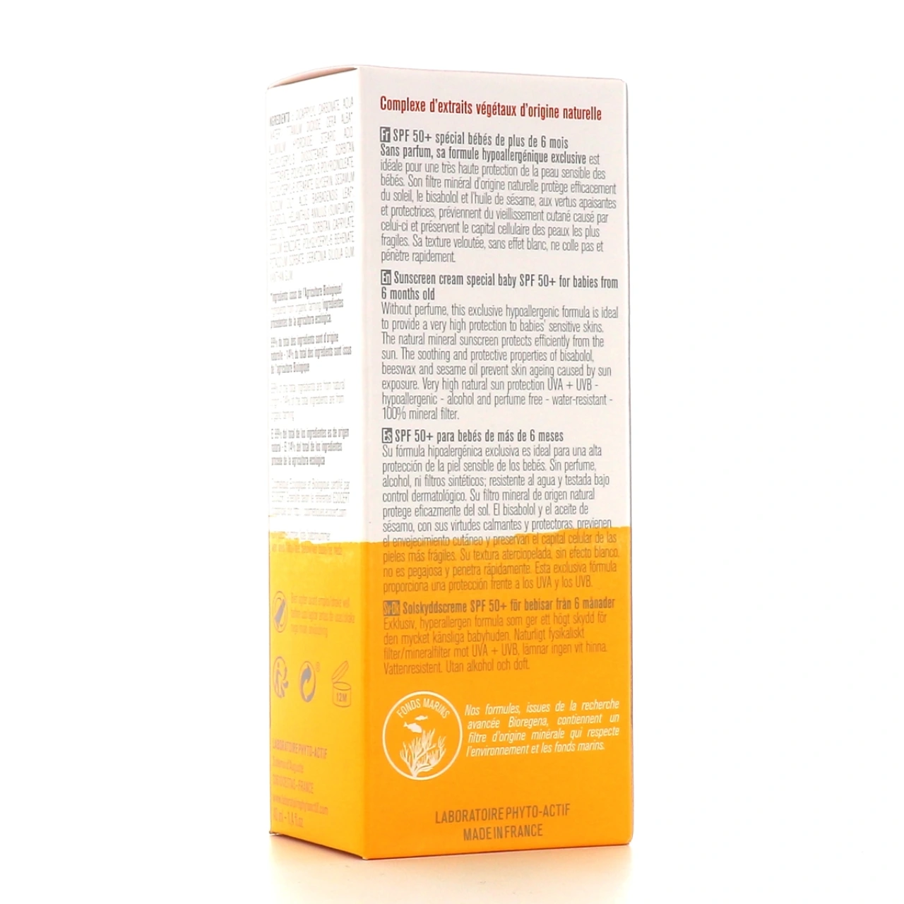 Bioregena Crème Solaire Bio Bébé SPF 50+ - Vue 4