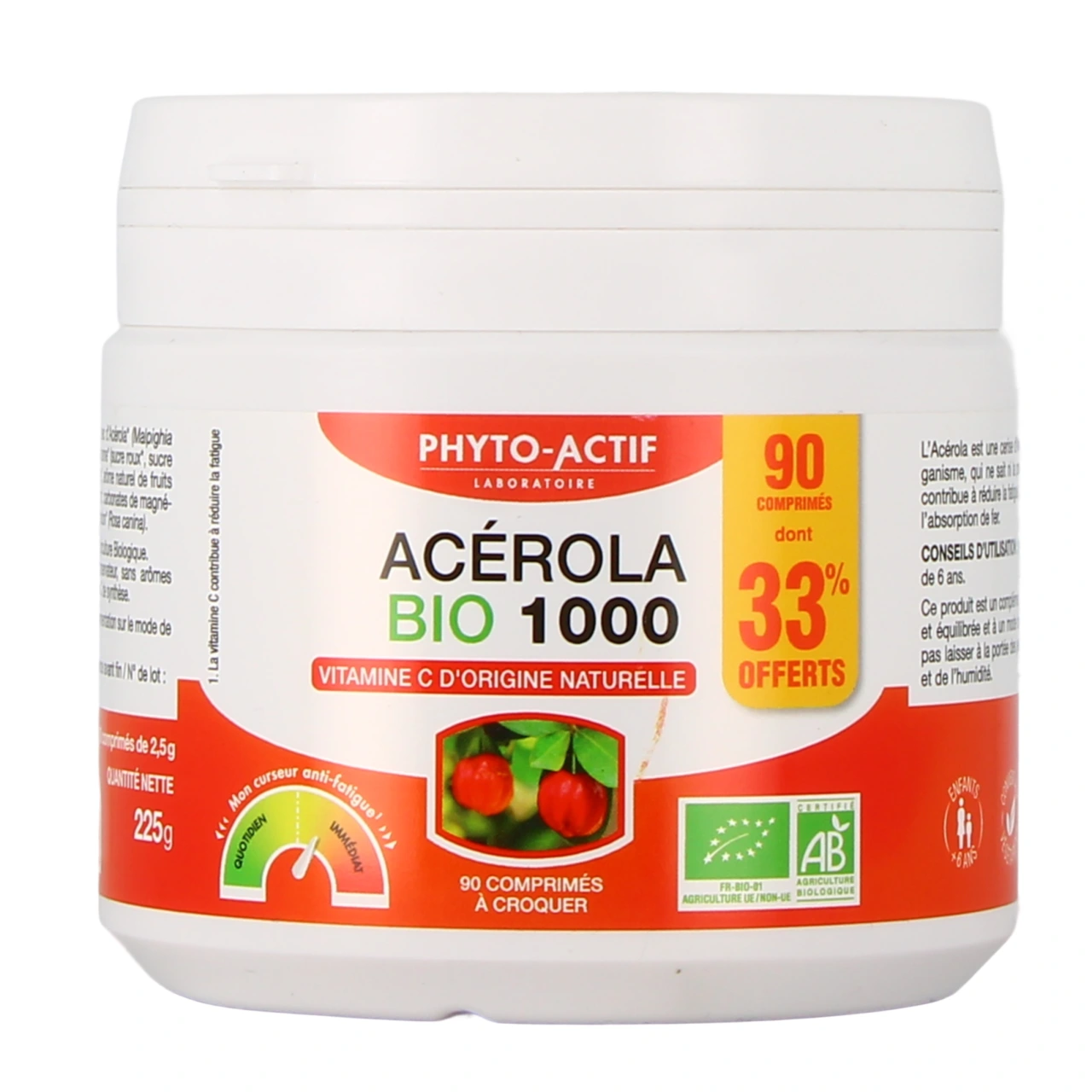 Phyto-Actif Acerola 1000 Bio - Vue 8