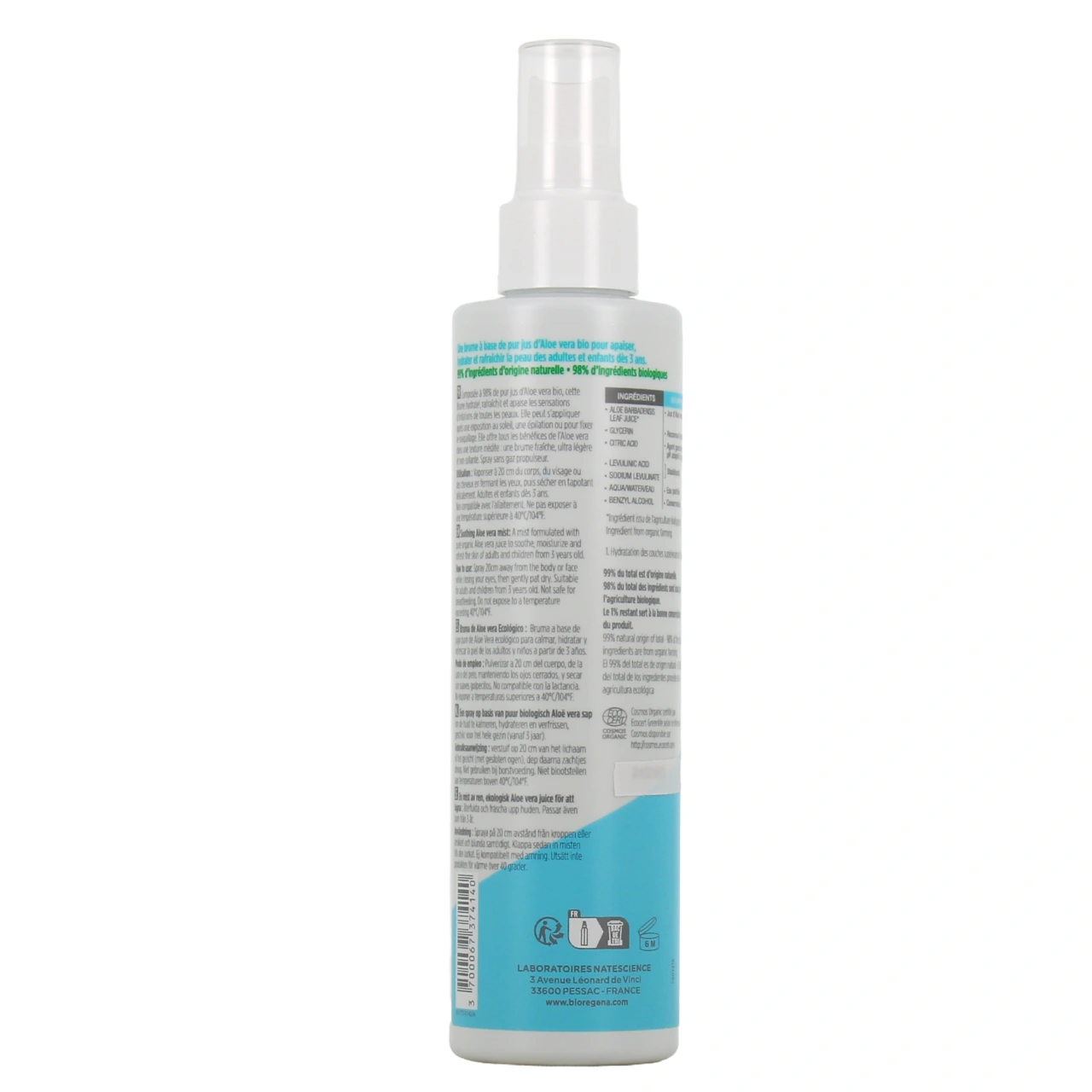 Bioregena Brume Apaisante d’Aloe Vera - Vue 3