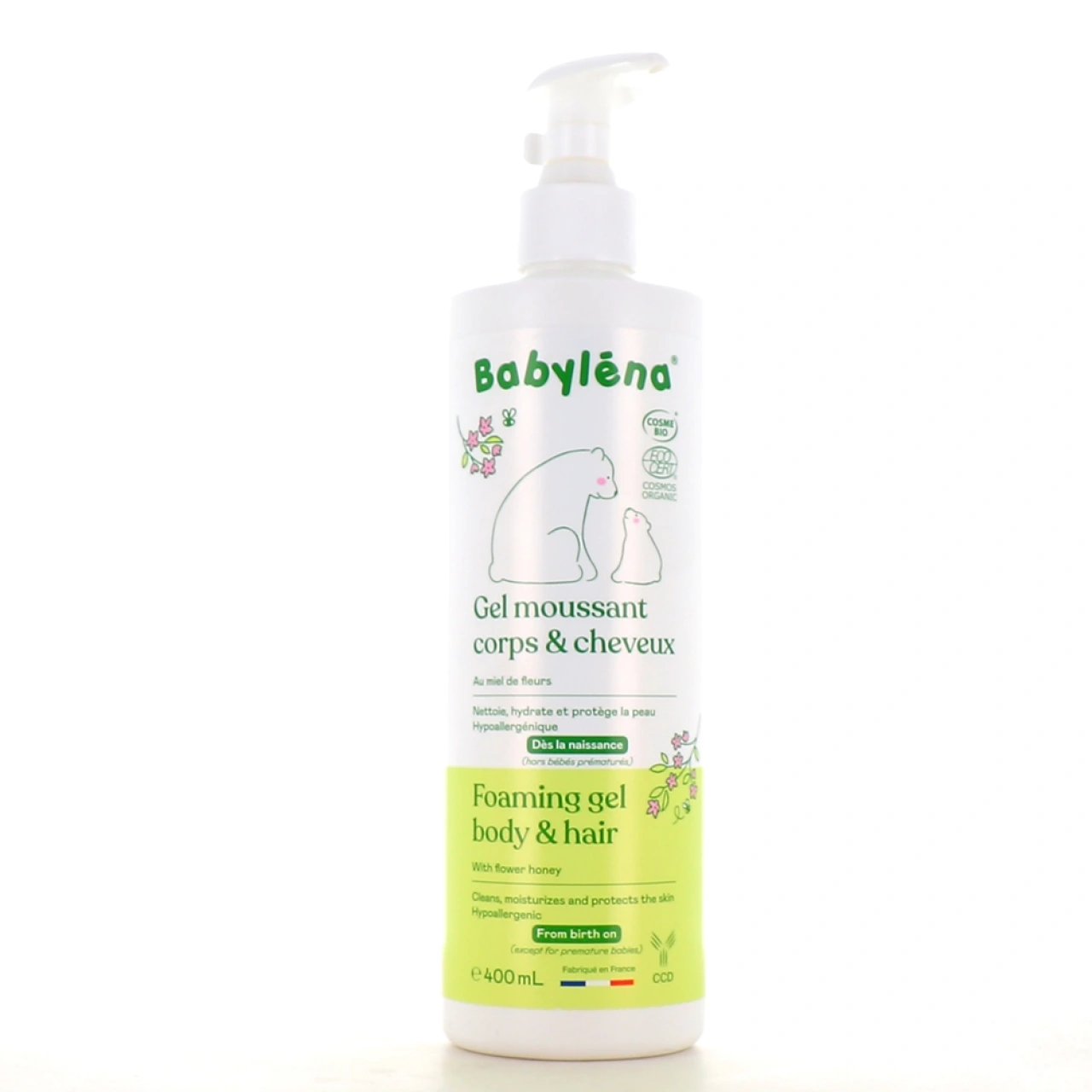 Babyléna Gel Moussant Corps & Cheveux Bio - CCD