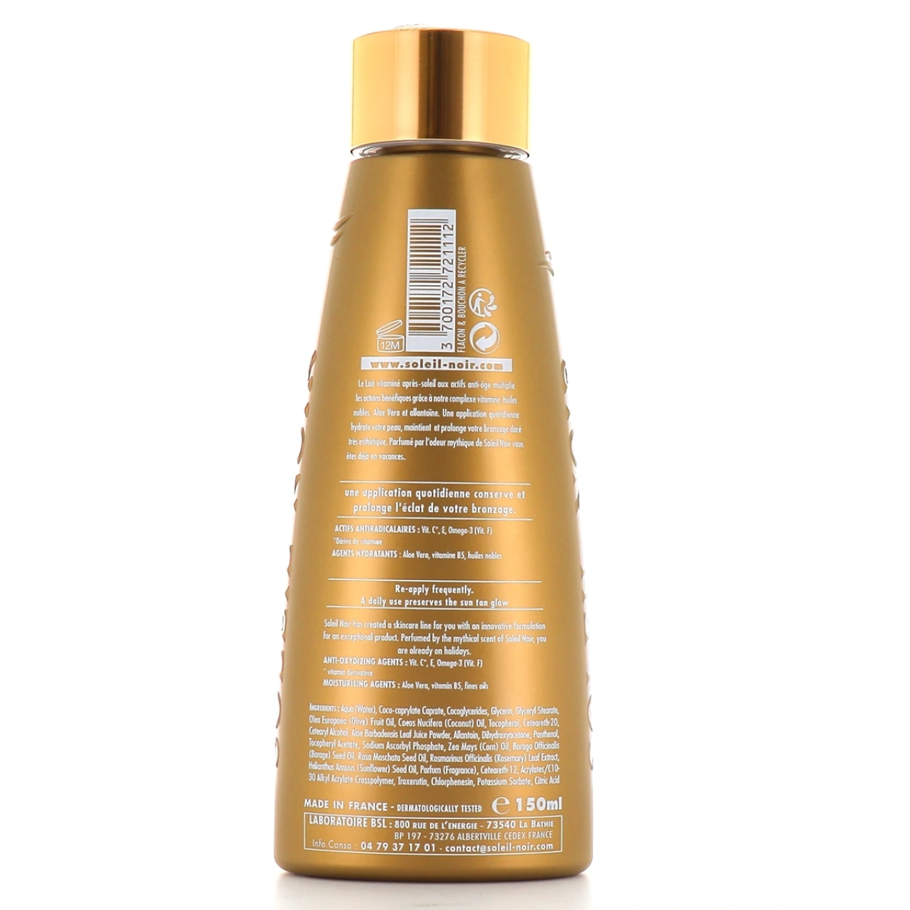 Soleil Noir Lait Vitaminé Après-Soleil - Vue 2