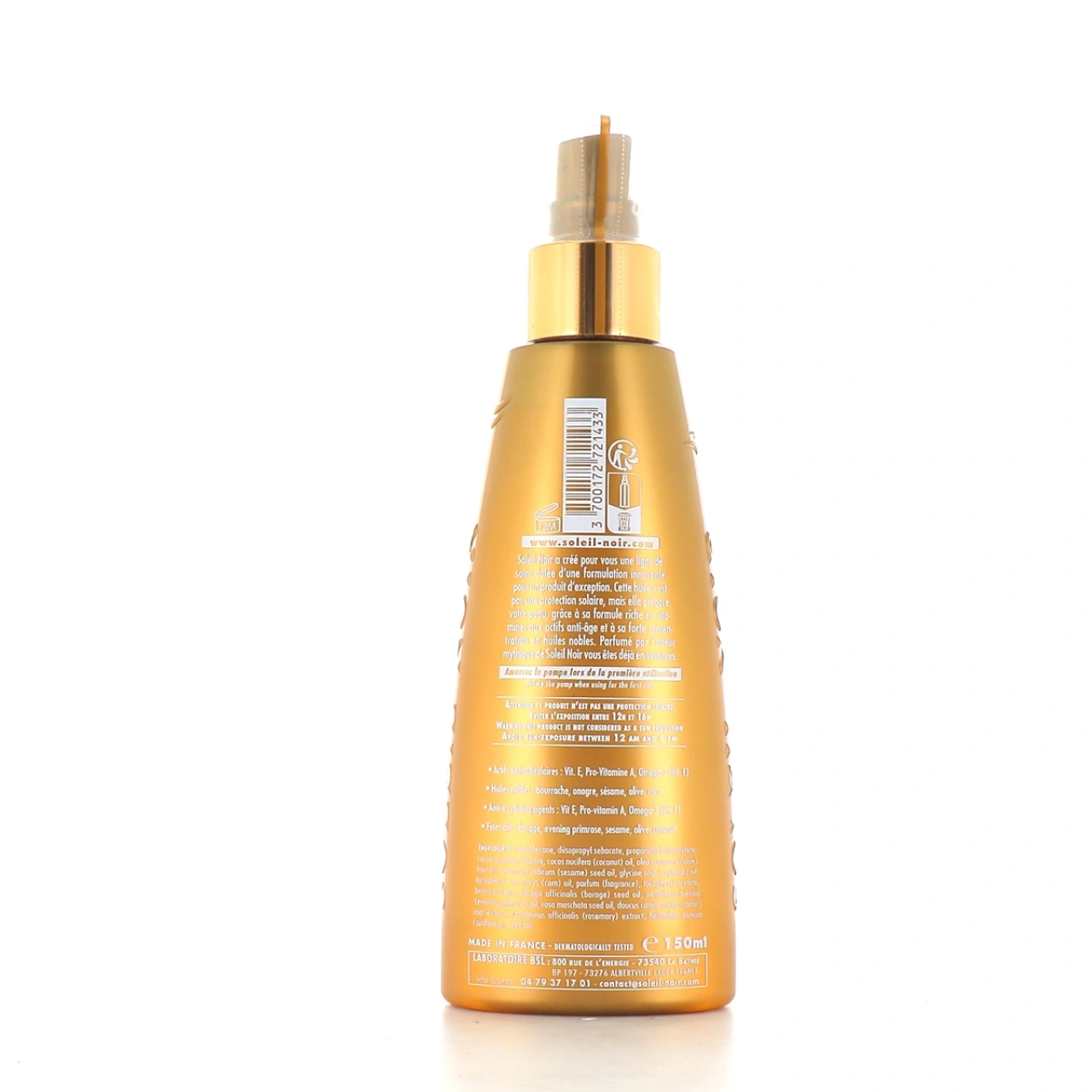 Soleil Noir Spray Huile Sèche Vitaminée Ultra Bronzante - Vue 2