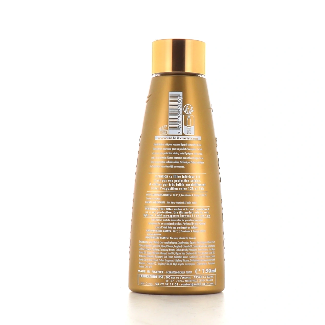 Soleil Noir Lait Vitaminé Bronzage Intense - Vue 2