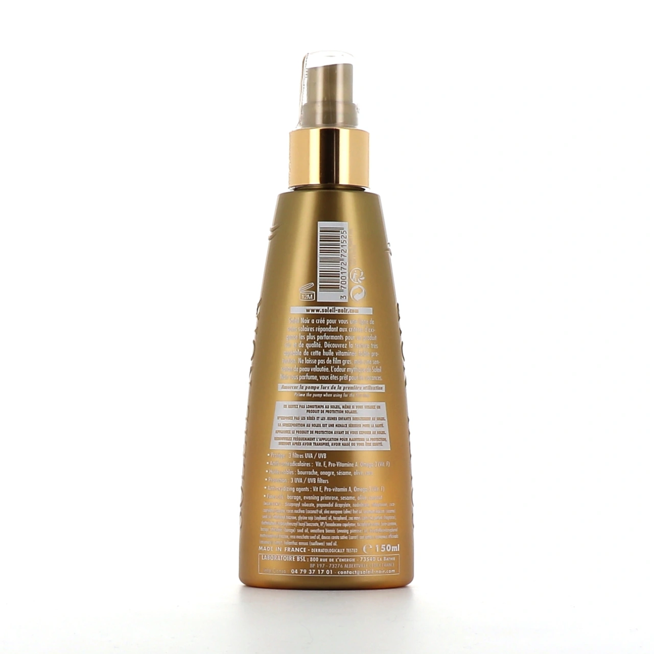 Soleil Noir Spray Huile Sèche Vitaminée SPF 6 - Vue 2