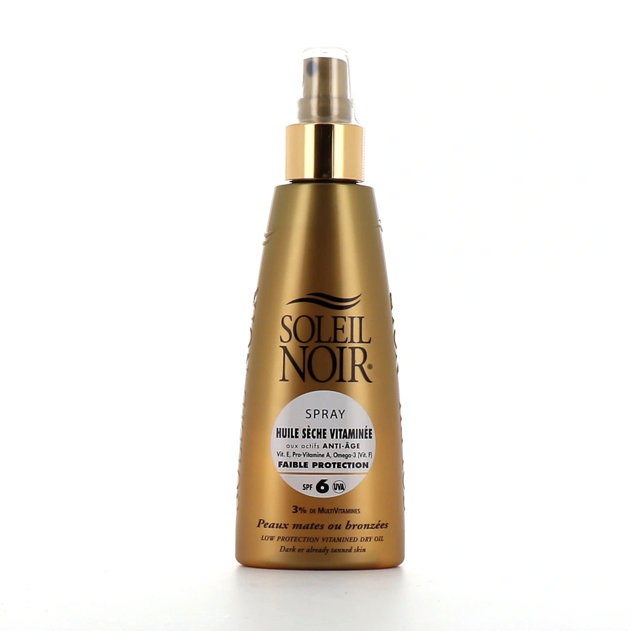 Soleil Noir Spray Huile Sèche Vitaminée SPF 6 - Soleil Noir