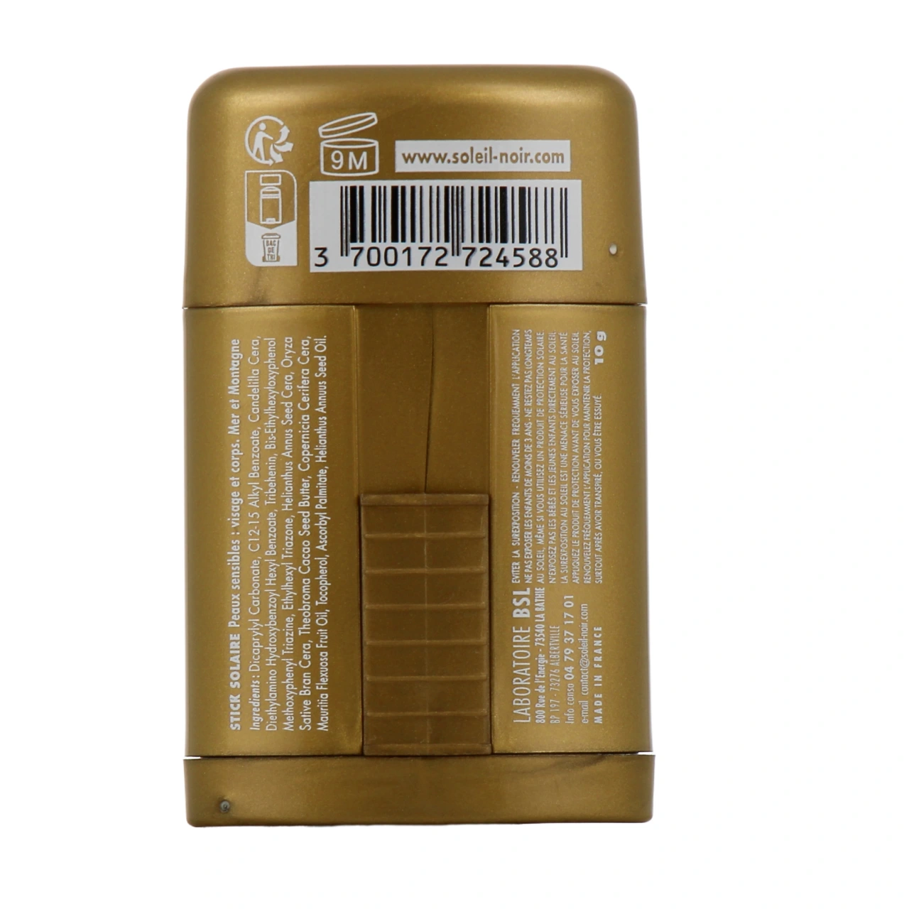 Soleil Noir Stick Solaire Zones Sensibles SPF 50+ - Vue 3