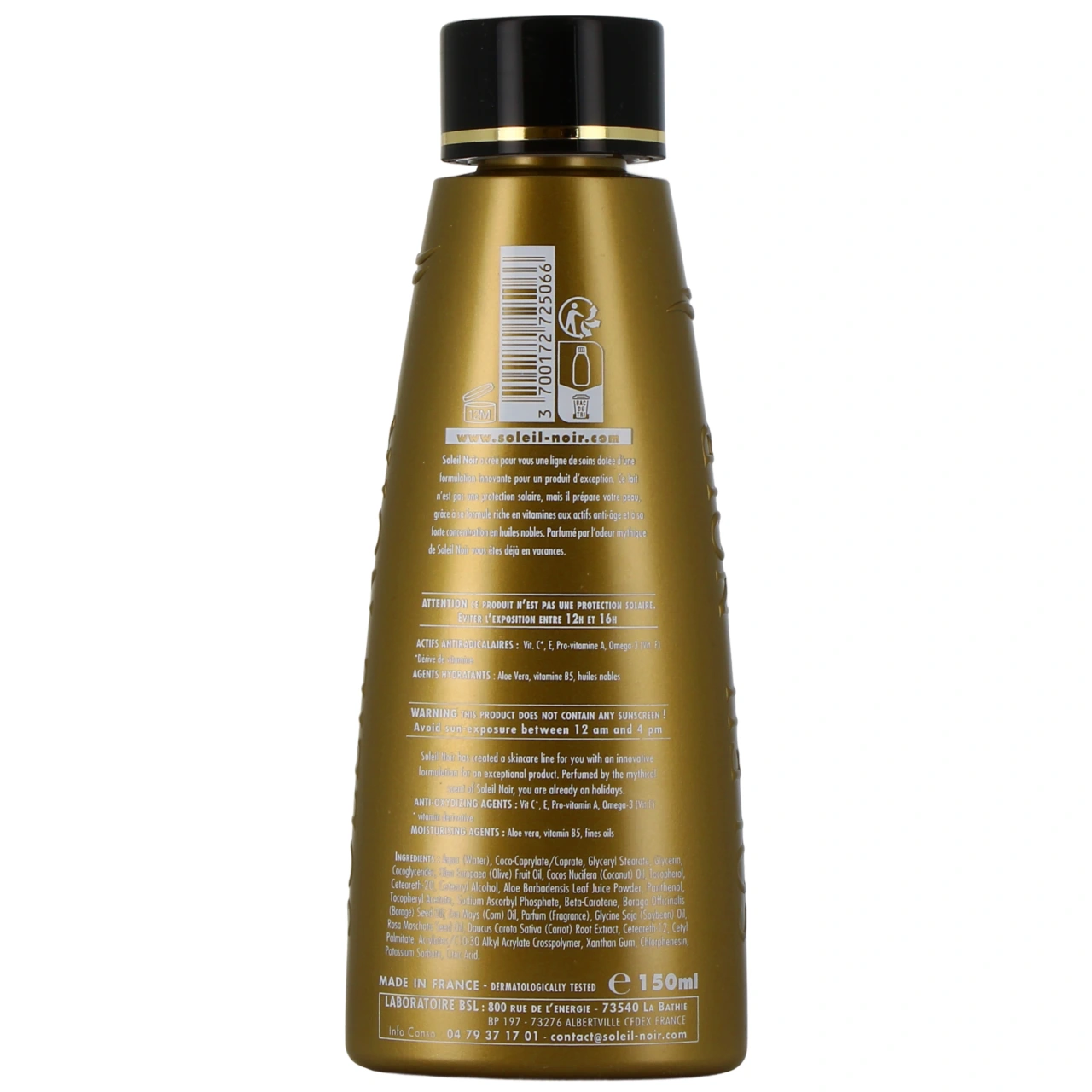 Soleil Noir Lait Vitaminé Ultra Bronzant - Vue 3