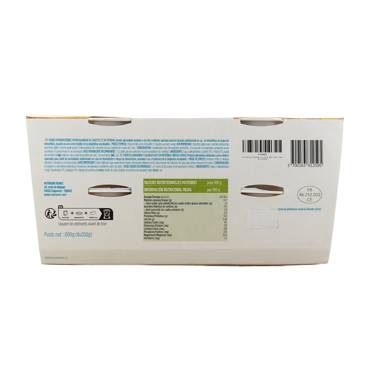 Nutrisens Purée de Légumes - Vue 3