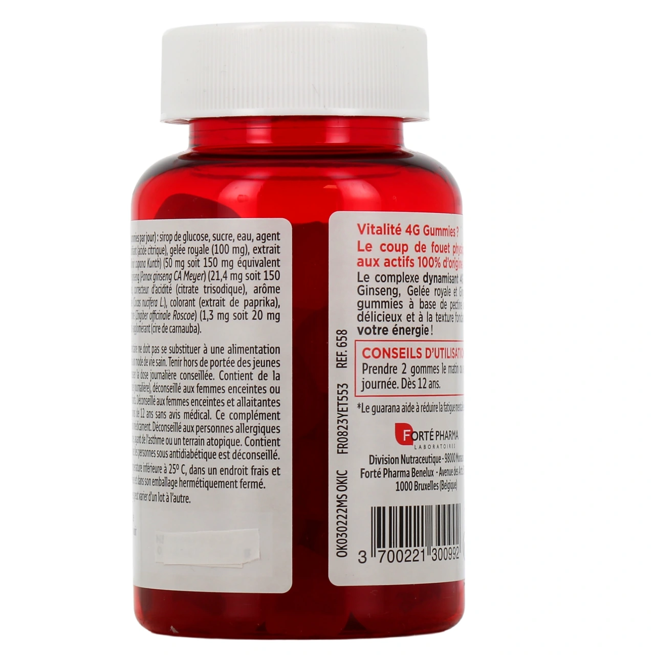 Forté Pharma Vitalité 4G Gummies - Vue 3
