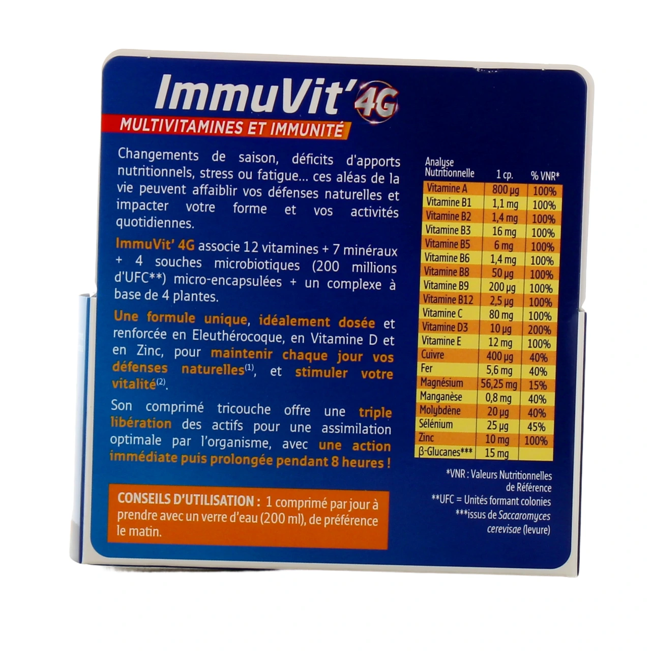 Forté Pharma ImmuVit' 4G Multivitamines et Immunité - Vue 8