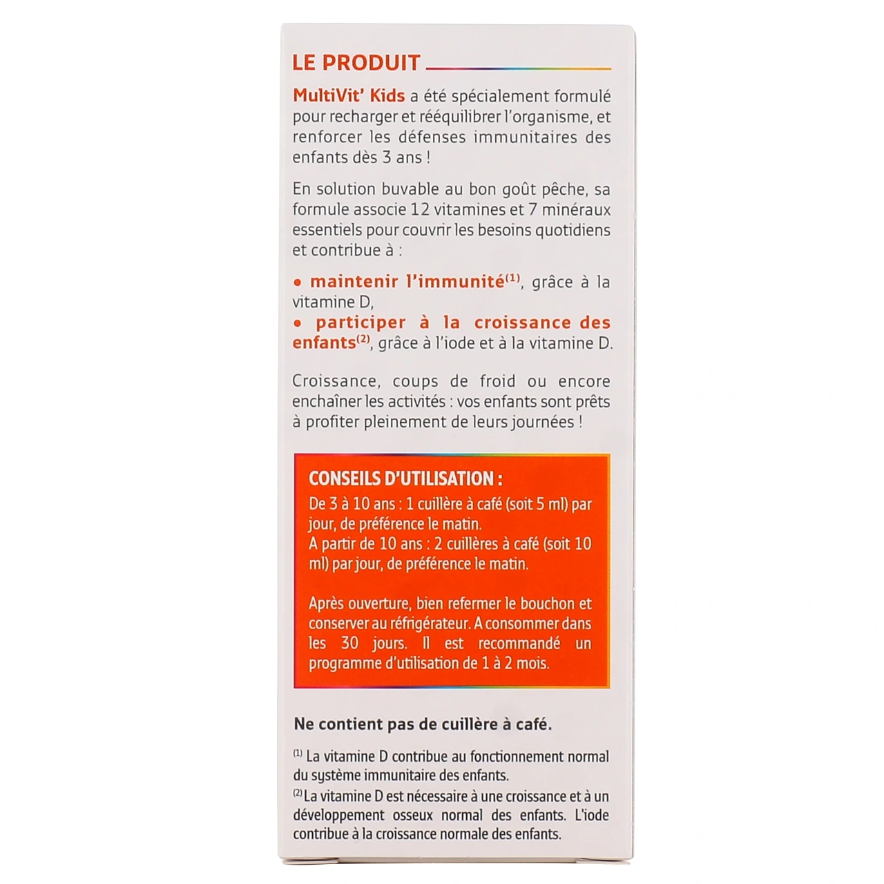 Forté Pharma MultiVit' Kids Vitamines et Immunité - Vue 3