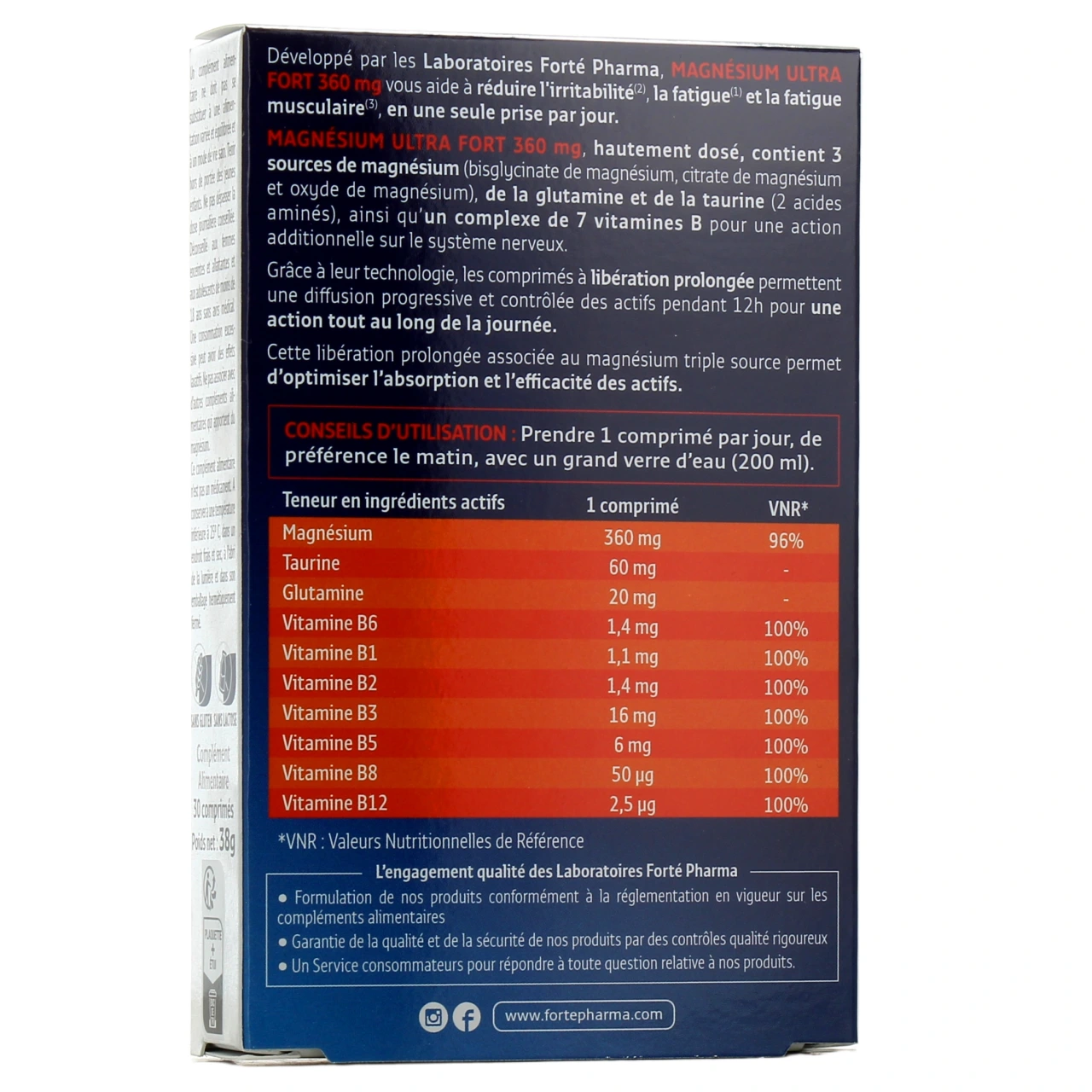 Forté Pharma Magnésium Ultra Fort 360mg - Vue 3