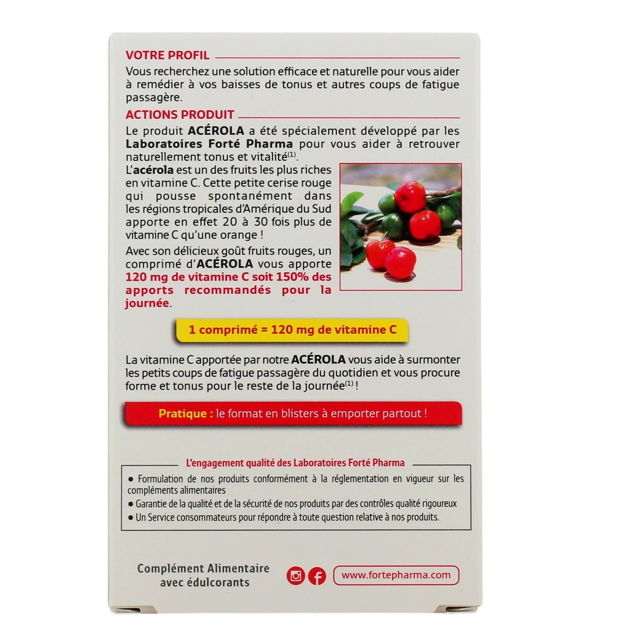 Forté Pharma Acérola Vitamine C - Vue 6