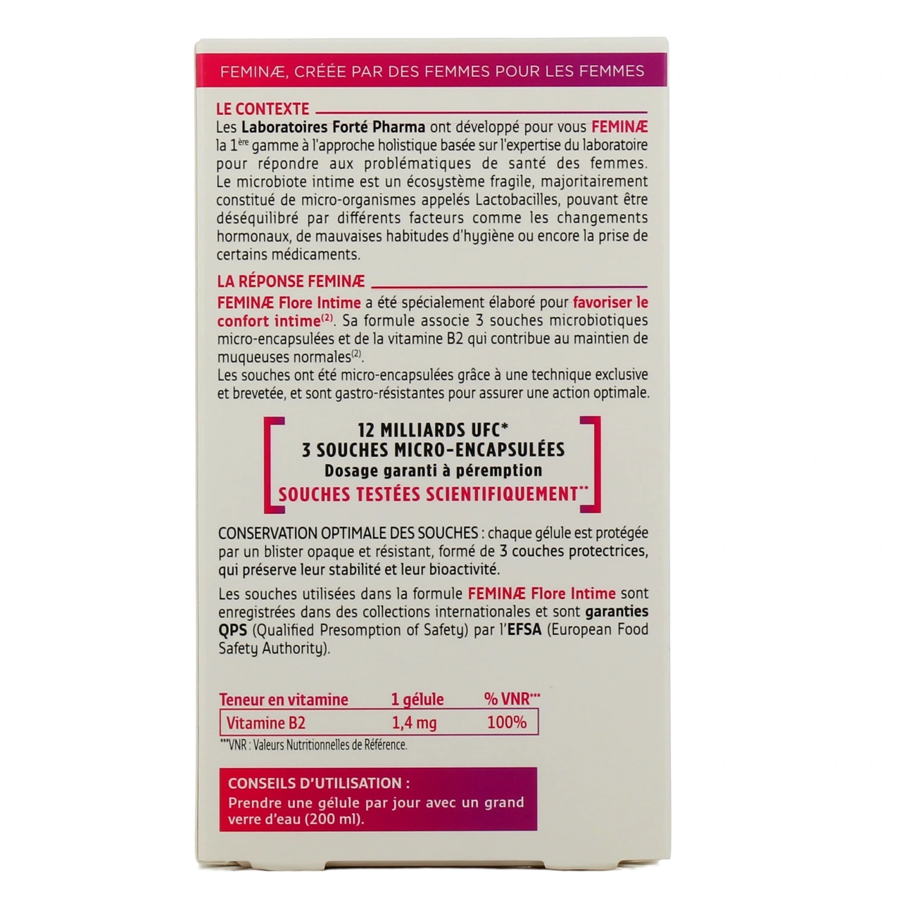 Forté Pharma Feminae Flore Intime - Vue 3