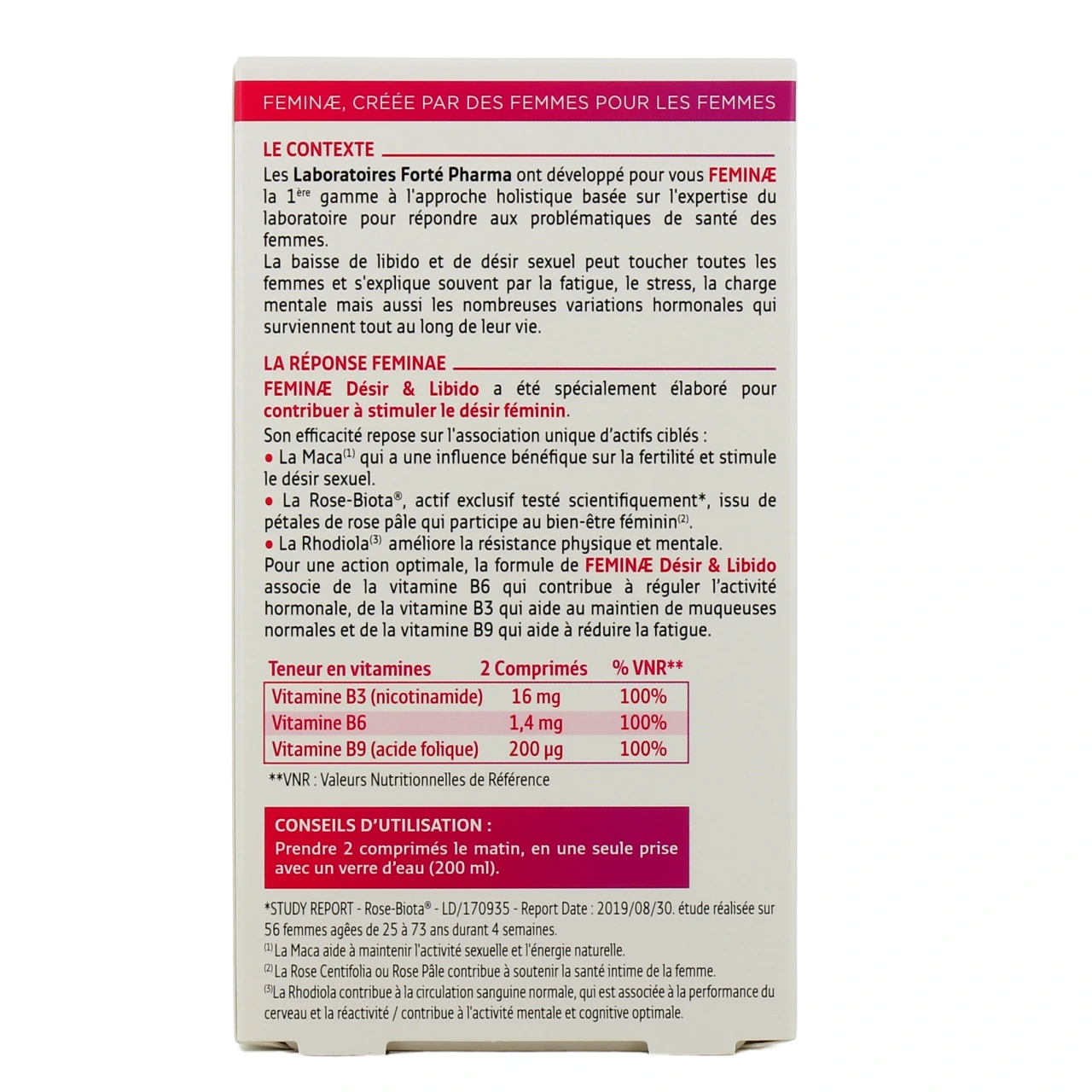 Forté Pharma Feminae Désir & Libido - Vue 3