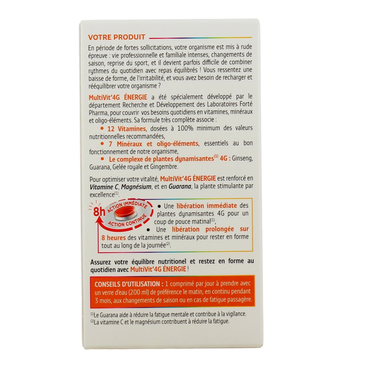 Forté Pharma MultiVit' 4G Energie - Vue 14