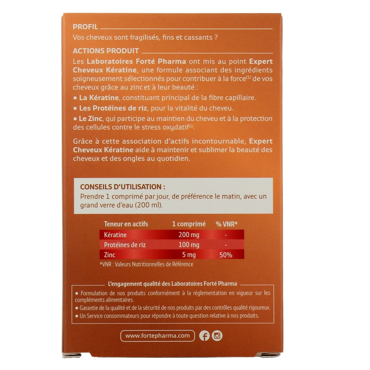 Forté Pharma Expert Cheveux Kératine - Vue 3