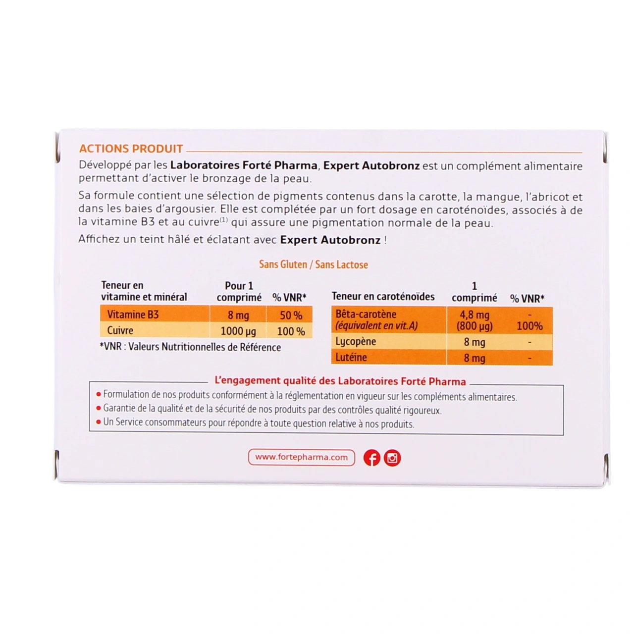 Forté Pharma Expert AutoBronz - Vue 3