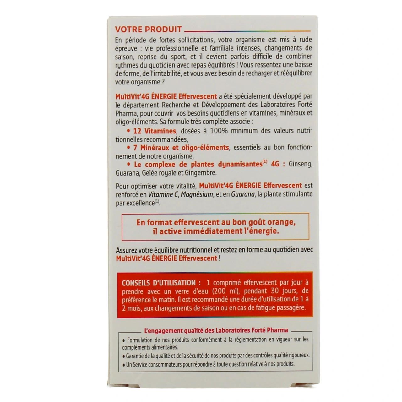 Forté Pharma MultiVit' 4G Energie - Vue 3