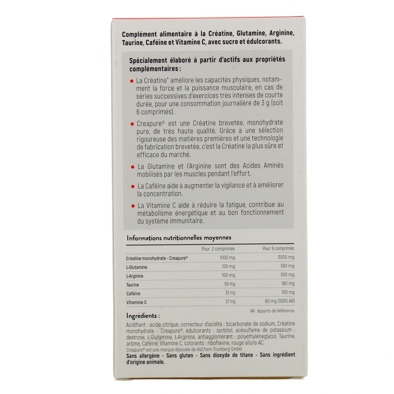 STC Nutrition Creatine Effervescent Complex - Vue 3