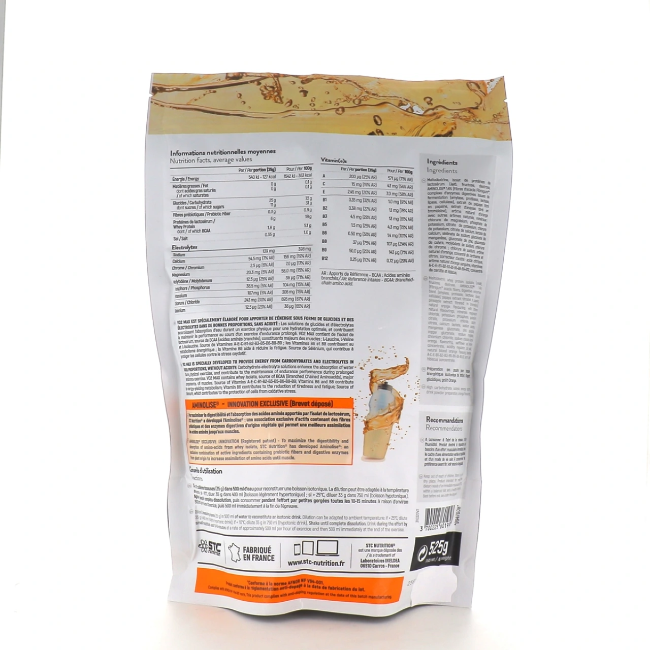 STC Nutrition VO2 Max Préparation pour Boisson Énergétique Haute Performance - Vue 2