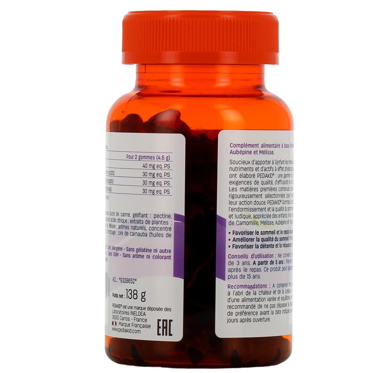 Pediakid Gommes Sommeil - Vue 3