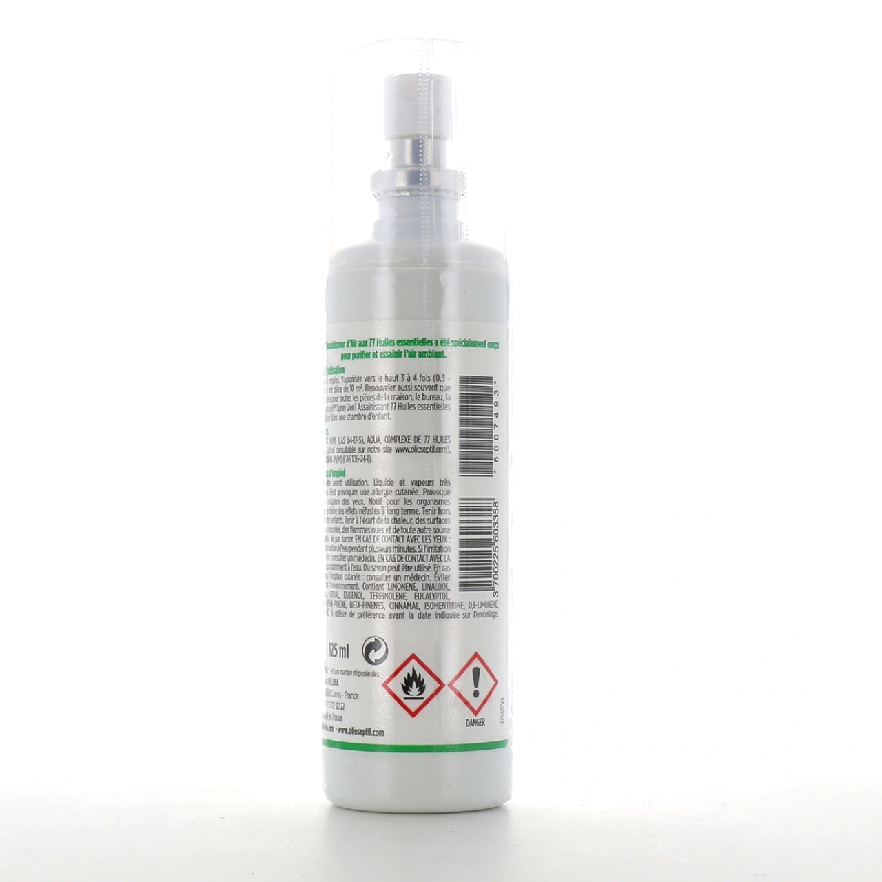 Olioseptil Spray Assainisseur d'Air 77 Huiles Essentielles - Vue 2