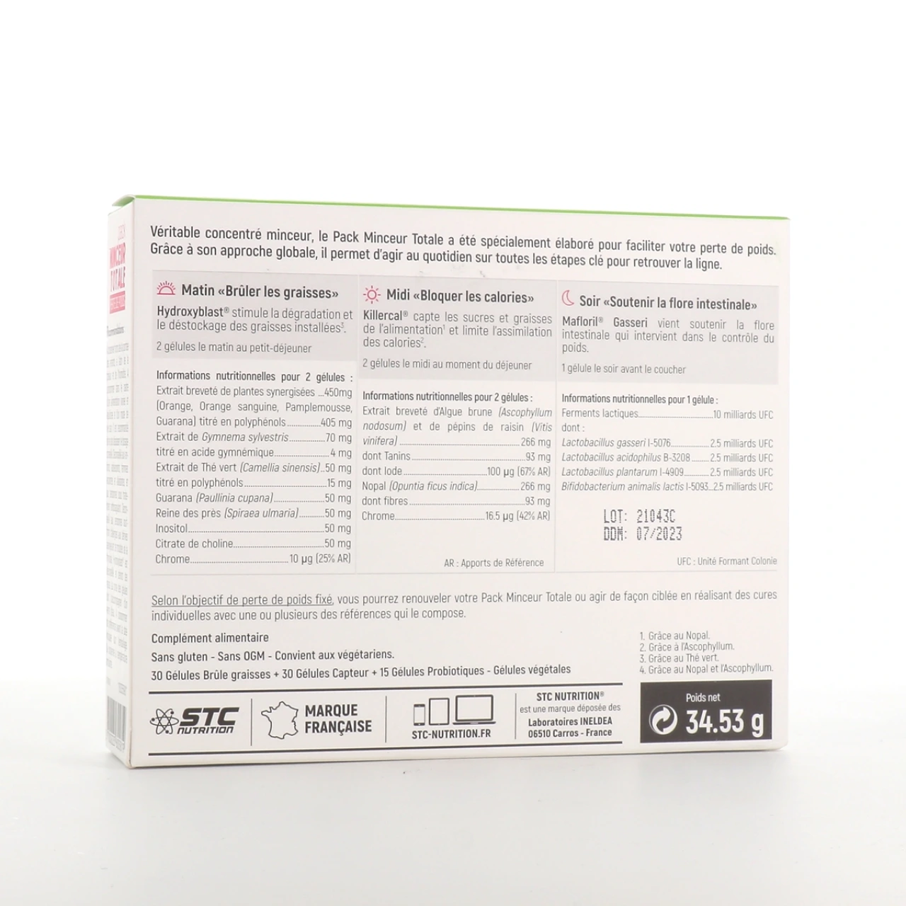 STC Nutrition Pack Minceur Totale Perte de Poids - Vue 2