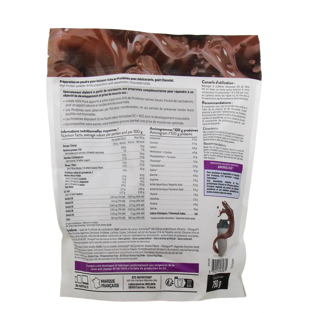 STC Nutrition Isolate 100% Pure - Vue 5