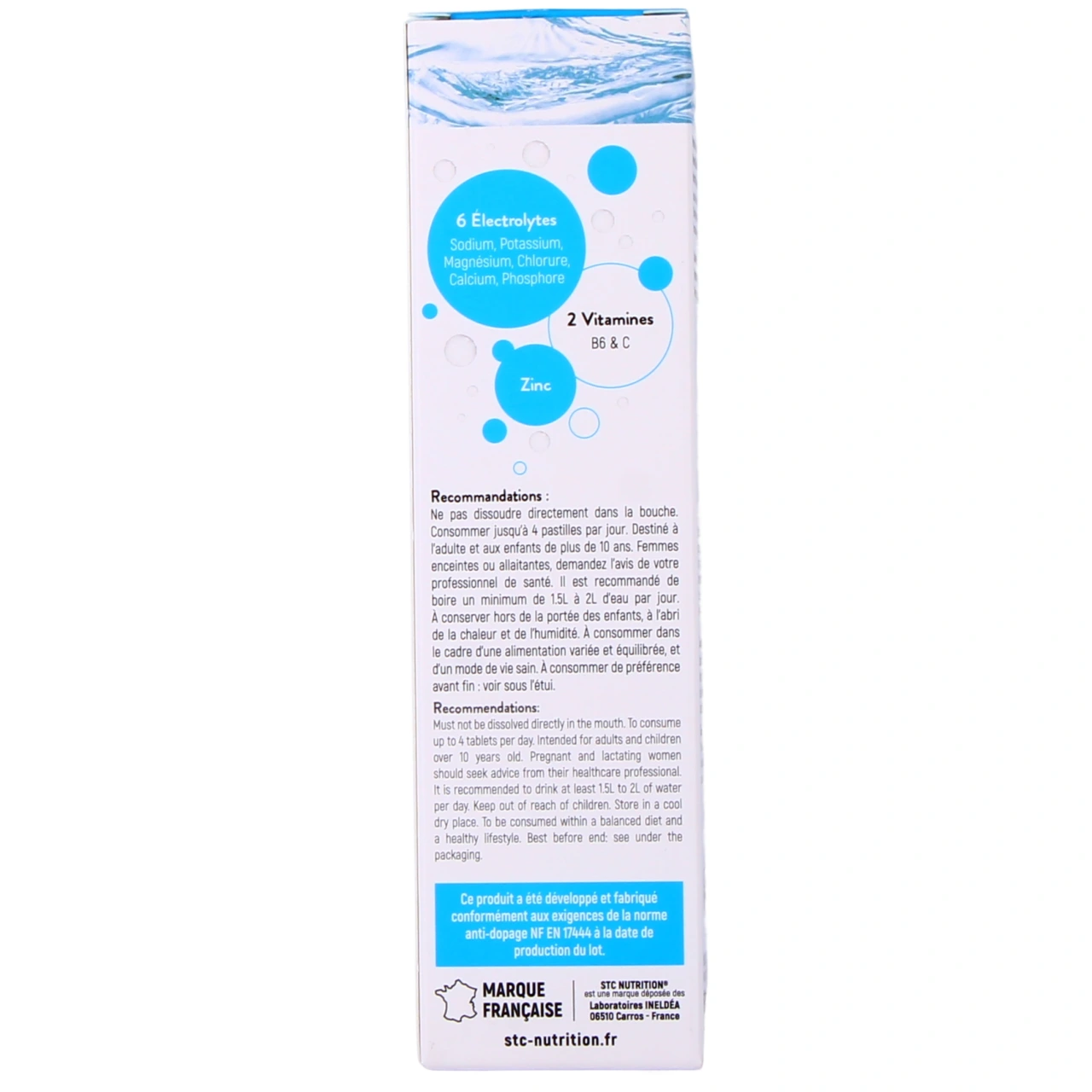 STC Nutrition Hydra+ Pastilles Effervescentes - Vue 9