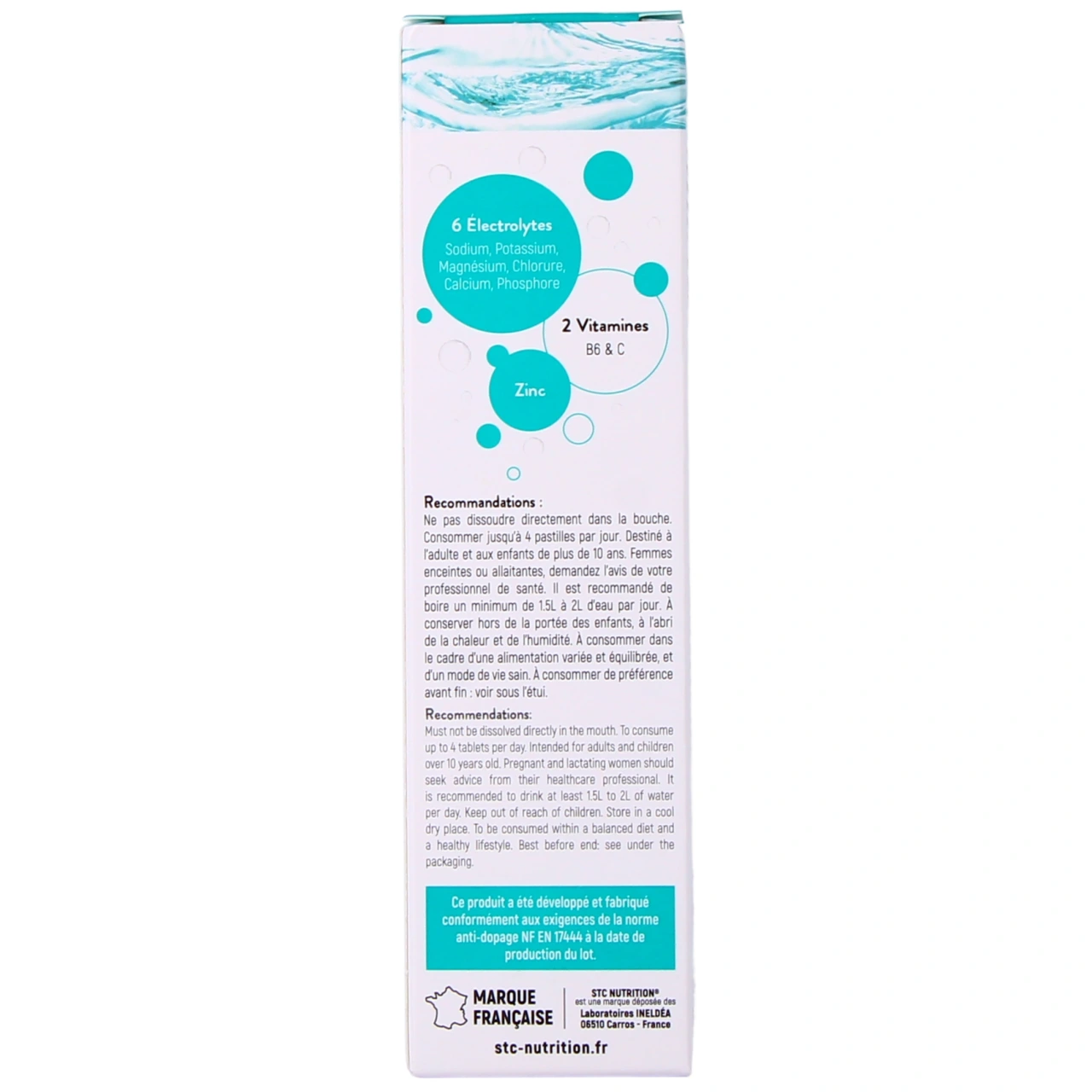 STC Nutrition Hydra+ Pastilles Effervescentes - Vue 12