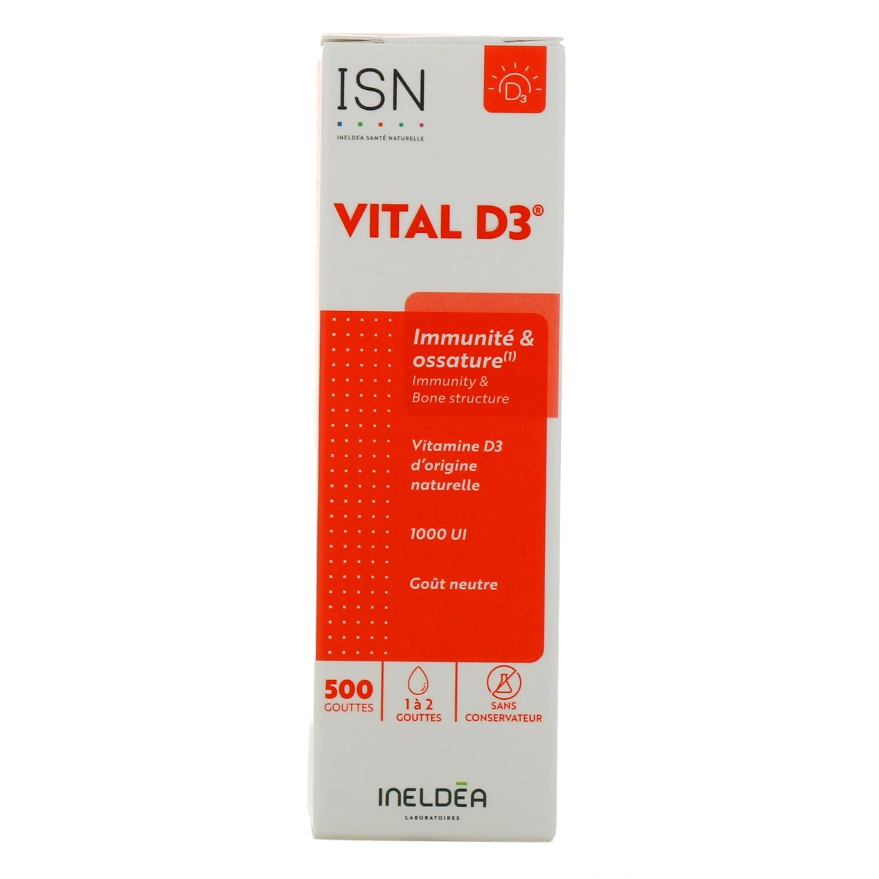 Ineldea Vital D3 1000UI - Vue 2