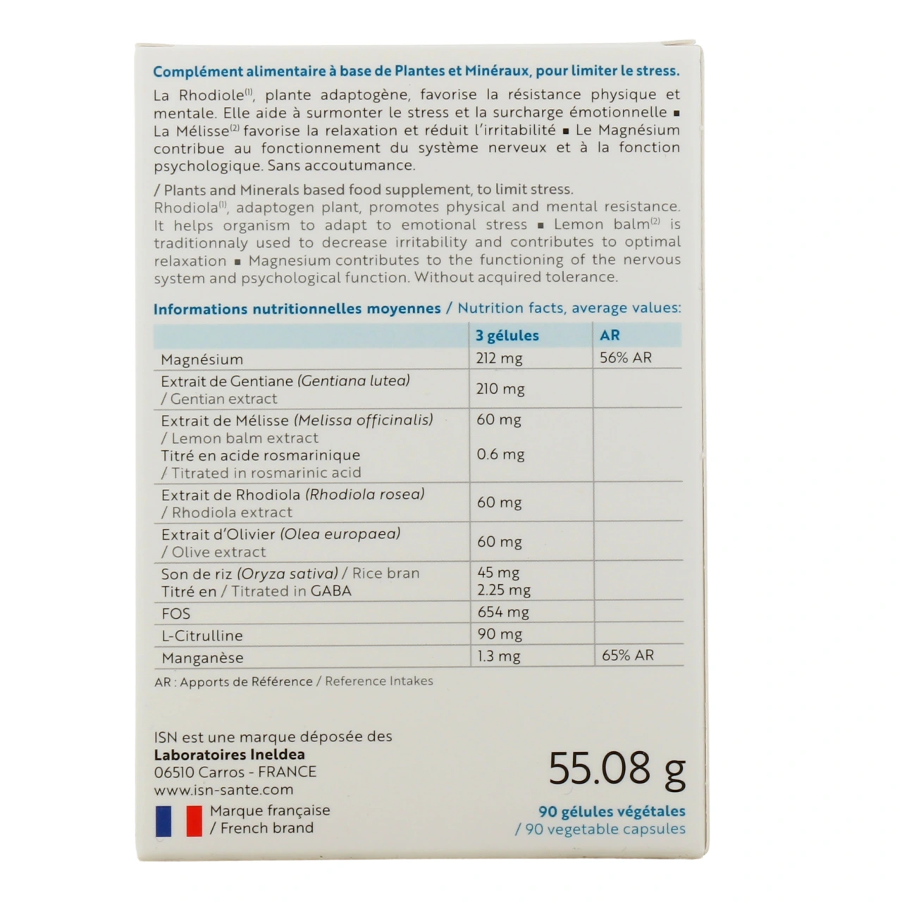Ineldea Zenaxyl Stress et Fatigue - Vue 3