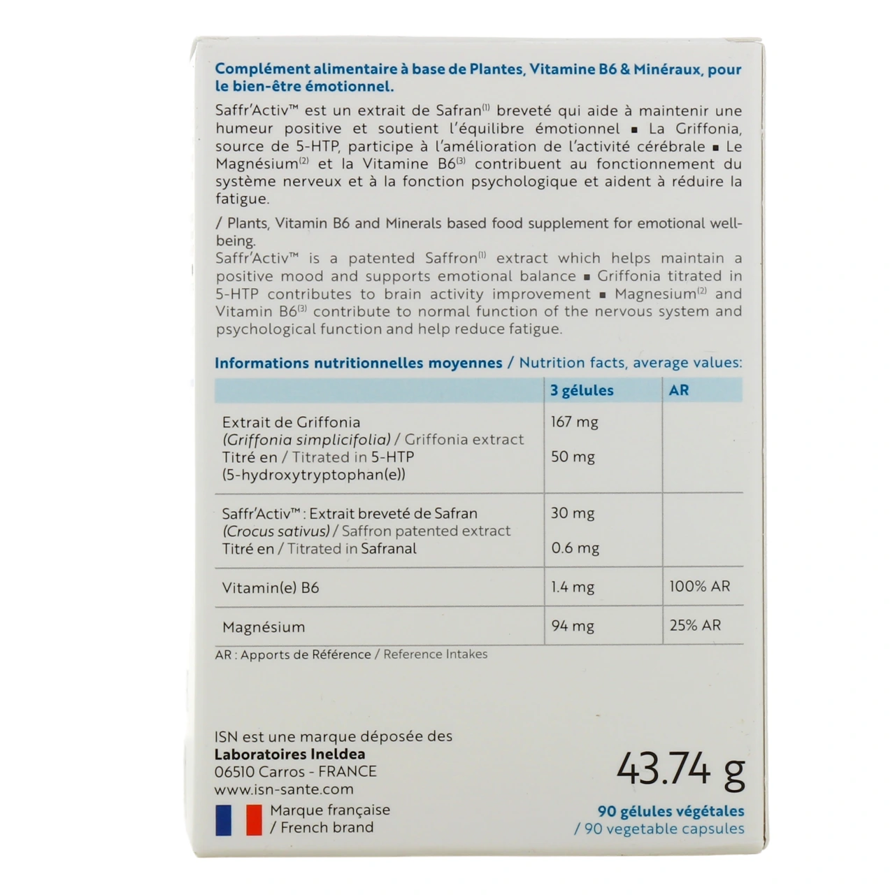 Ineldea Euphoryl Humeur & Equilibre Emotionnel - Vue 3