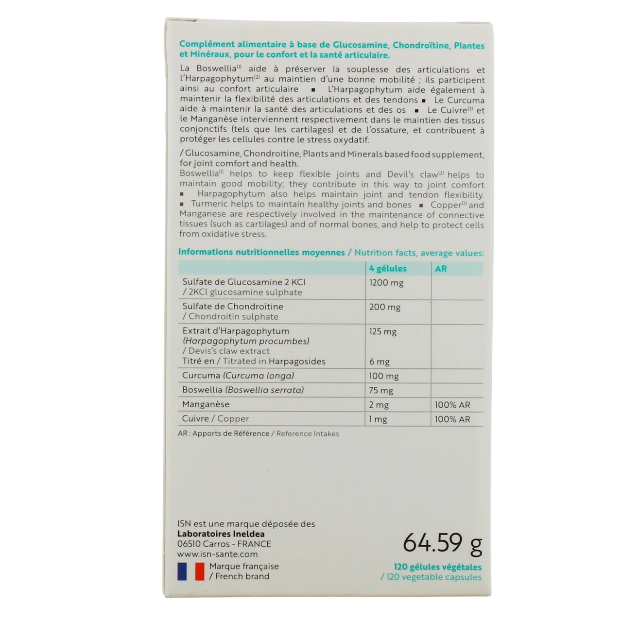 Artrobiol Plus 120 gélules - Vue 3