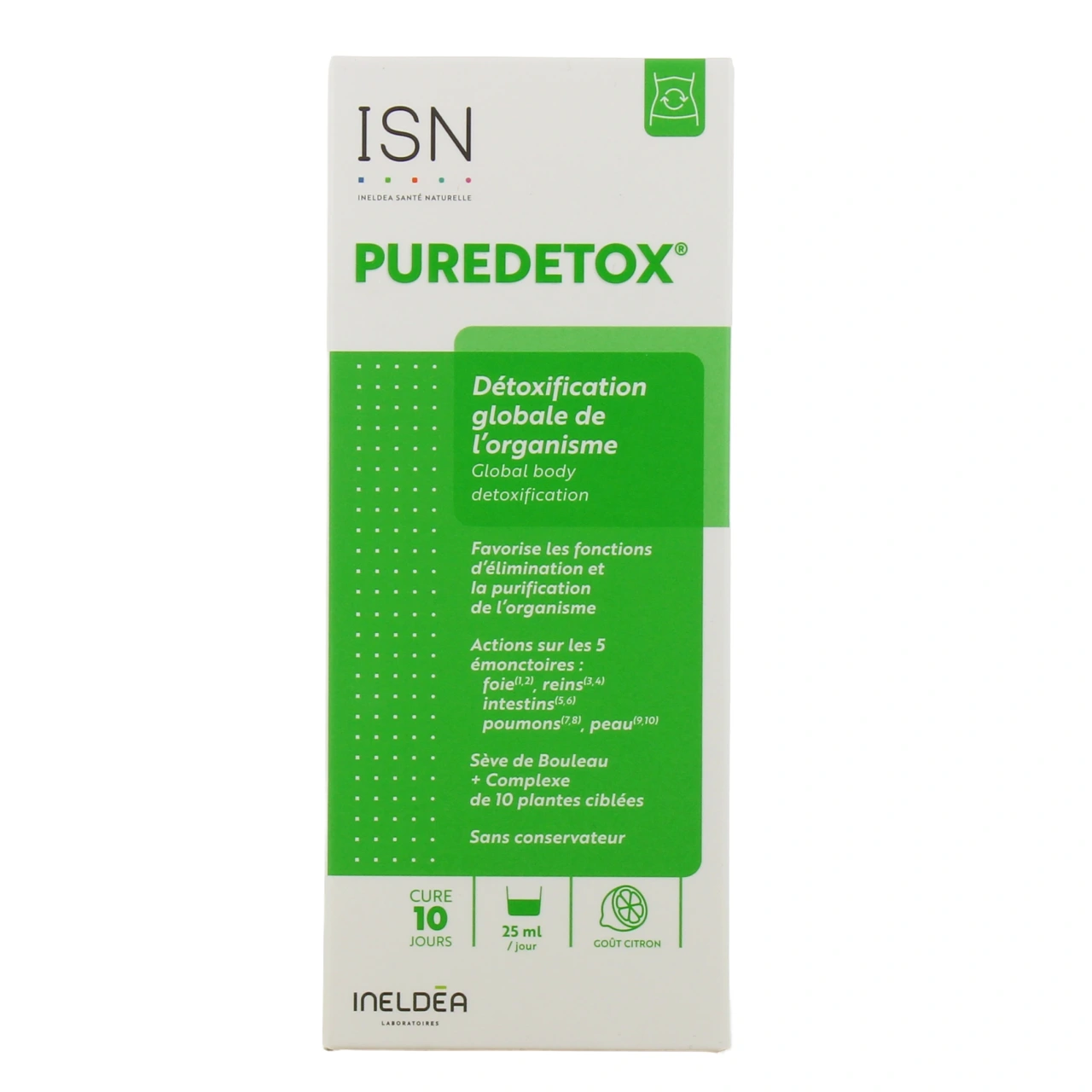 Ineldea Puredetox Détoxification Globale de l'Organisme - Vue 2