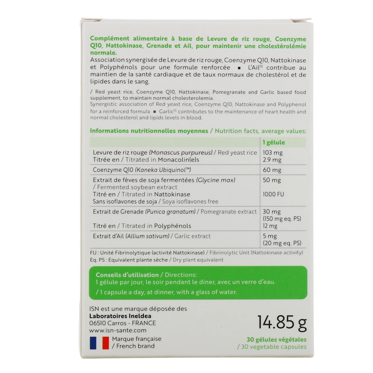 Ineldea Cholestil équilibre du Cholestérol - Vue 3