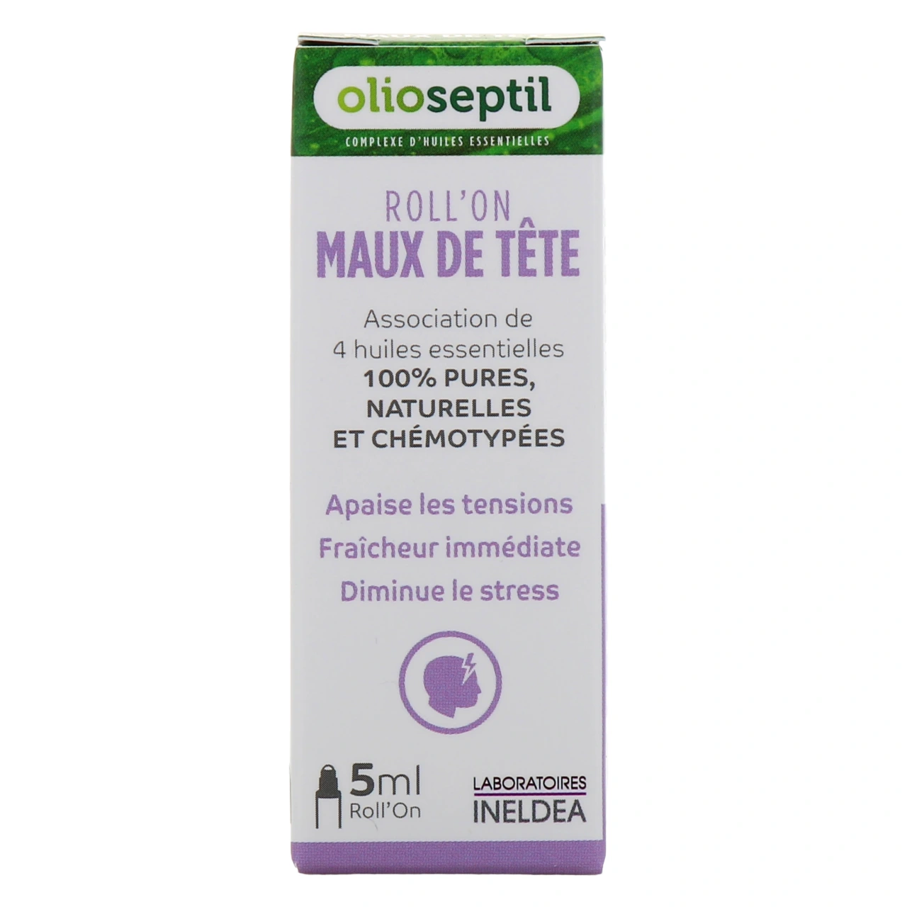 Olioseptil Roll-On Maux de Tête - Vue 2